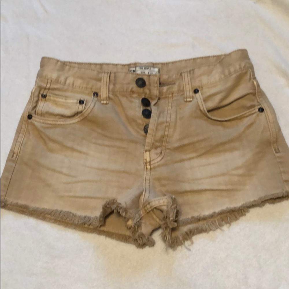 Free people jean shorts